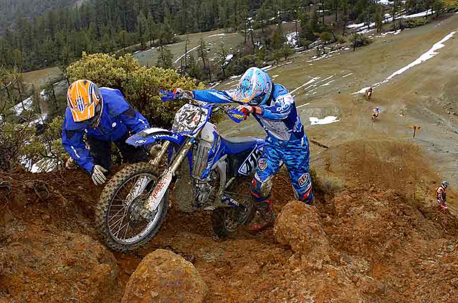Garrahan Upsets Field with Quicksilver National Motorcycle Enduro Race