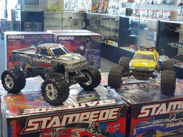 traxxas stampede painted body