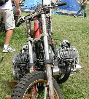 maico triple motor dirtbike