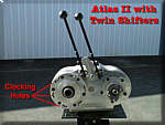 Atlas II with twin stick shifters