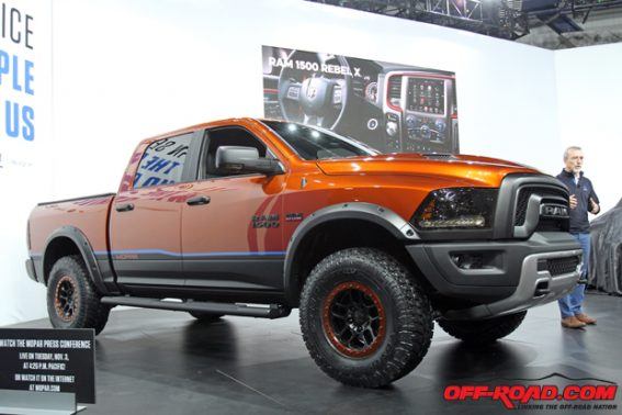 Mopar Showcases Ram Rebel X at 2015 SEMA Show | Off-Road.com