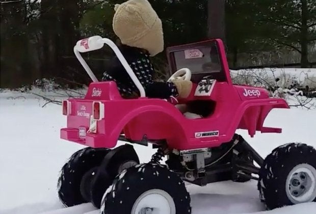 barbie jeep build
