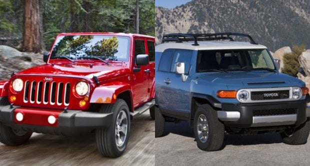 Dirt Dispute: Jeep Wrangler JK or Toyota FJ Cruiser? 