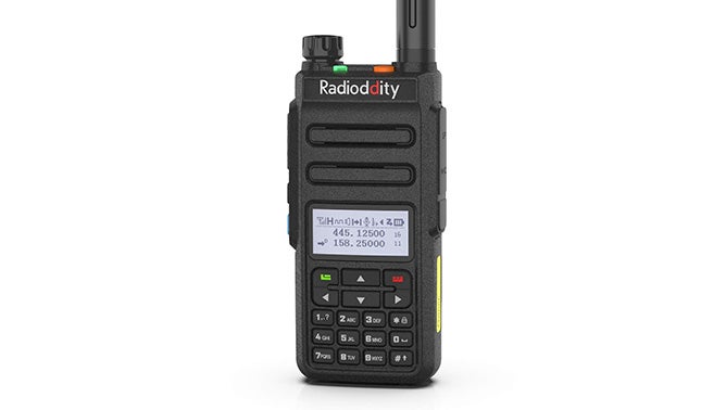 radioddity dual band dmr two-way radio