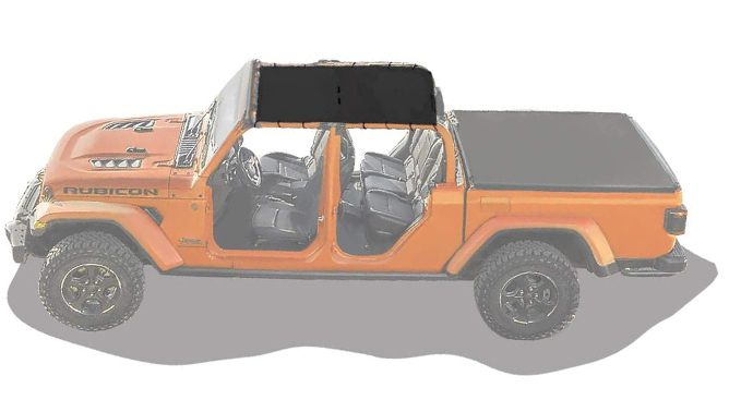 best jeep gladiator sun shade