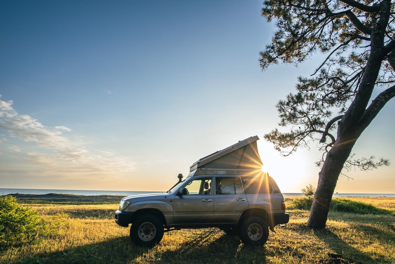 Rooftop tents are easy to set up and tear down. Credit: Joerg Steber/Shutterstock