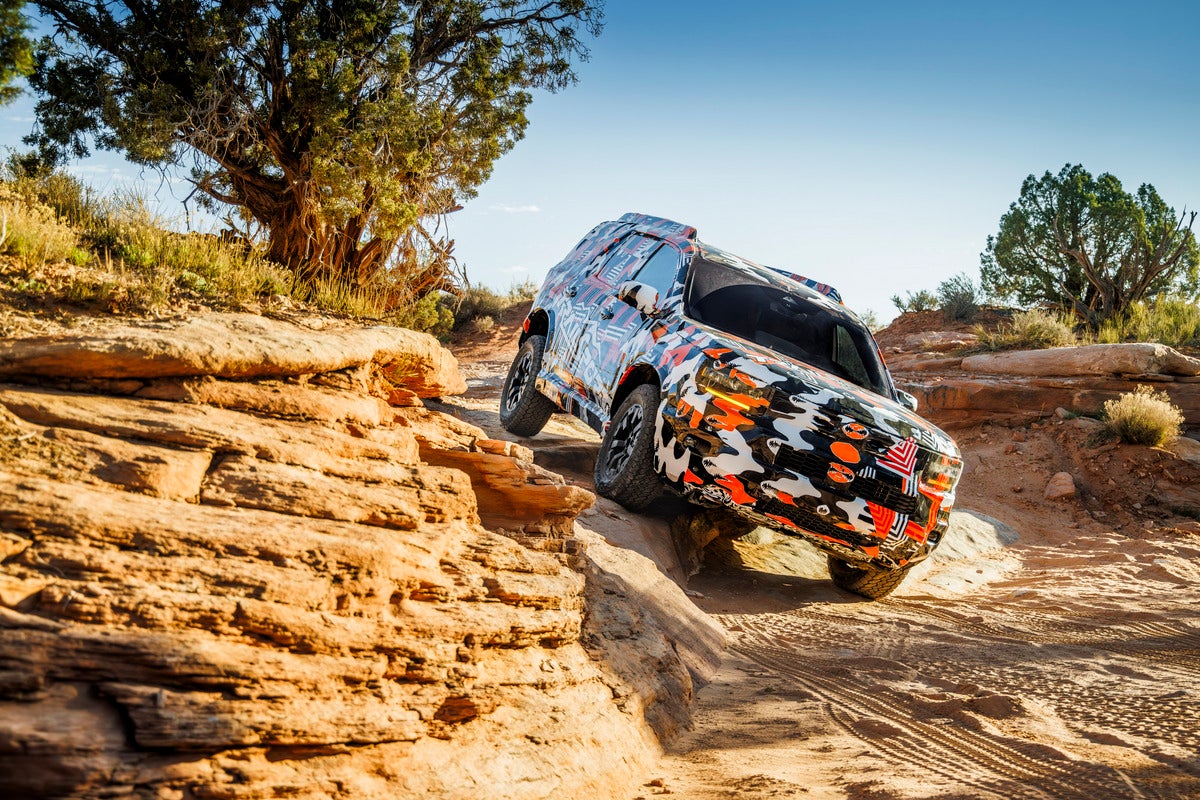 Boxier, bolder, and built for adventure: The 2026 Honda Passport TrailSport gets put to the test in the Moab desert. Credit: Honda