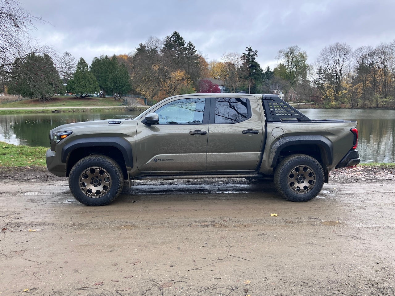 With knobby tires, a raised stance, and protective armor, the Trailhunter thrives in mud, rocks, and rugged terrain. Credit: Greg Migliore