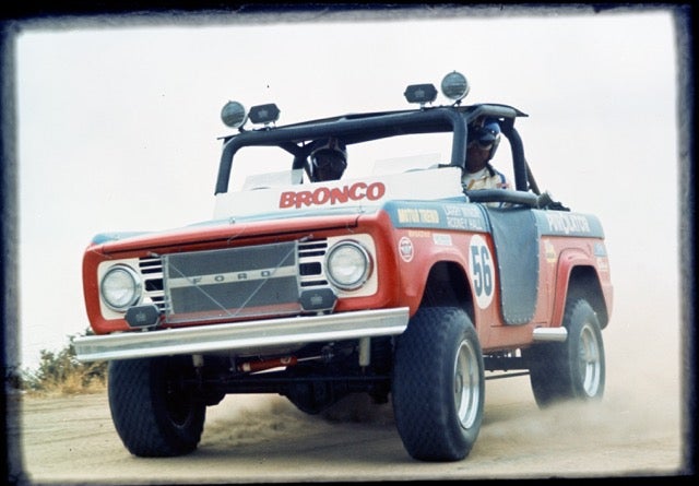 The iconic 1969 Ford Bronco at NORRA Baja 1000. Credit: Ford