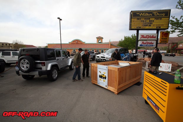 A toolbox, JK-8 Kit and a JK Wrangler was the starting point for this Mopar build. 