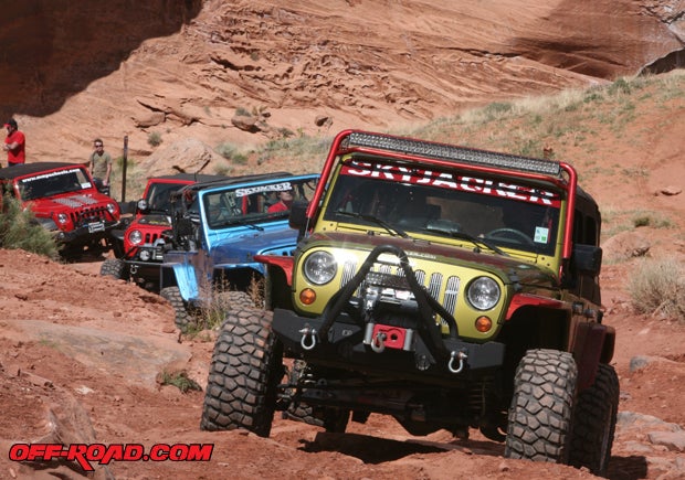 Skyjacker held its annual trail ride again for the 2011 Easter Jeep Safari in Moab, Utah. 