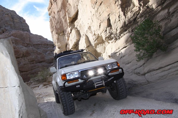 The Baja Designs Squadron XL has an optional dim mode that puts out 50% of the light. A good use for it is safety daylight running lights on the trail.