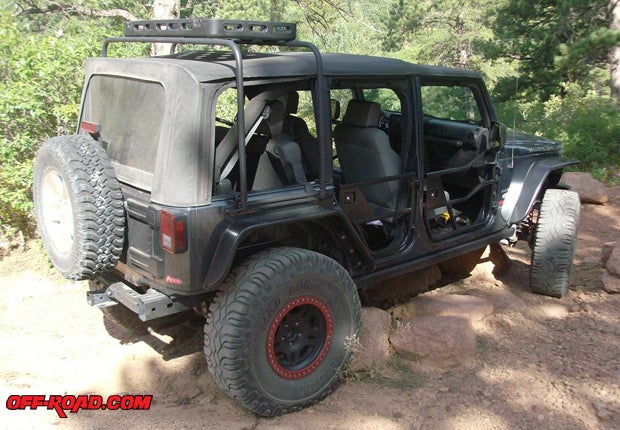 High Rock Overhead Jeep JK Bestop Rack Off Road