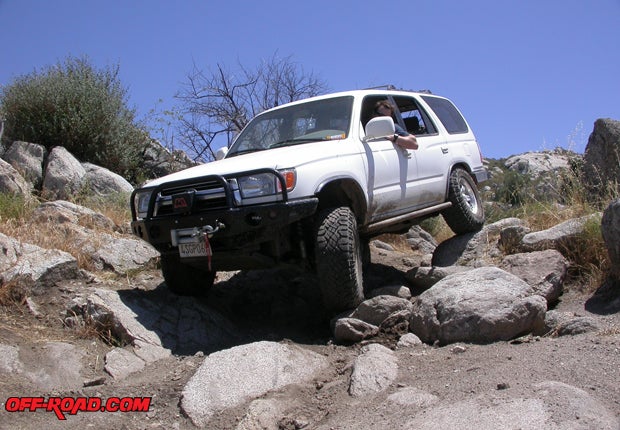 Bronco Flats first drop is easier than it looks, or Bill makes it look easy.