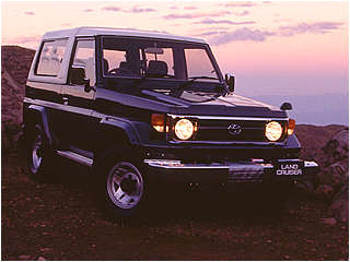 Toyota Land Cruiser FZJ73 (Photo Toyota Motor Corp.)