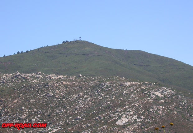 Los Pinos observatory looms over all. One of San Diegos best views.