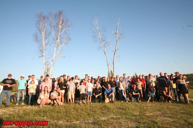 There are a number of people that have contributed to make Drummond Island off-roading what it is today. This is the group that gathered for the cookout and BFGoodrich Outstanding Trails award dinner. 