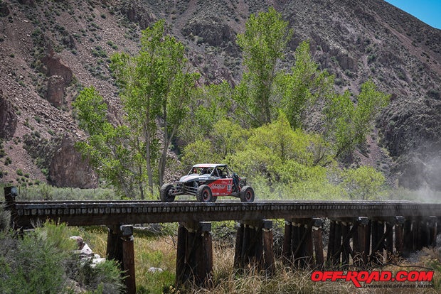 The Silver State 300 course offers a variety of terrain and obstacles. 