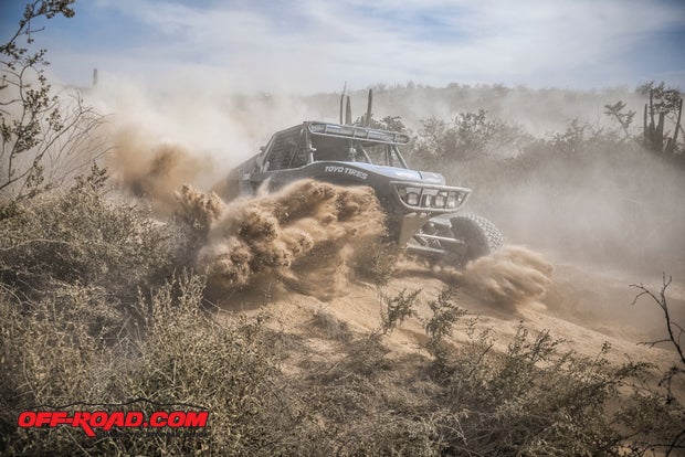 Shelby Reid at the inaugural Baja Sur 500 where she finished second