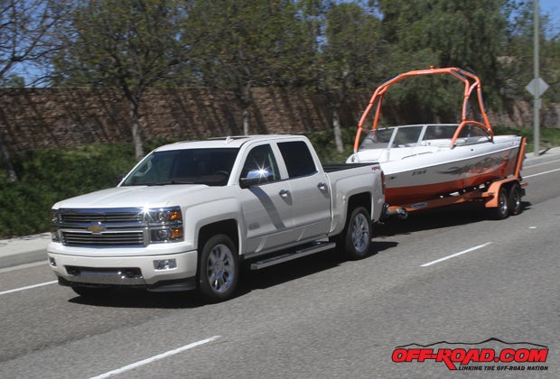 The Chevy earned the top honor in towing testing thanks to its low-end torque and confident handling. 