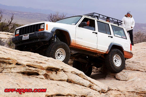 J.B. from Off Road Warehouse was out in Moab this year with his Jeep Cherokee having fun.